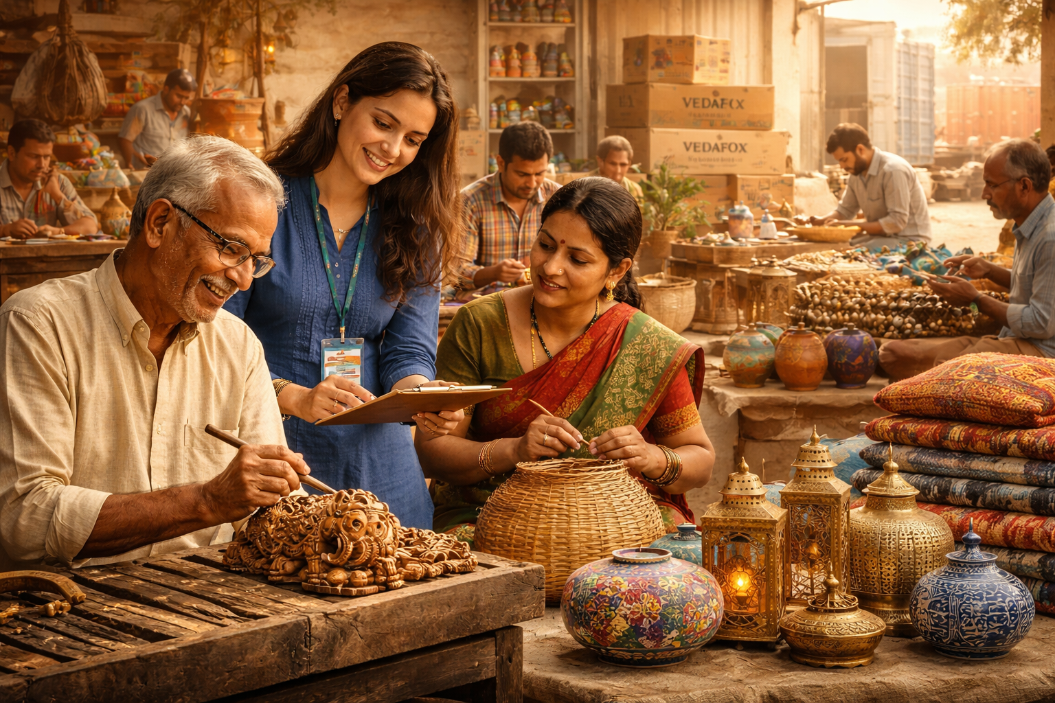 Supporting Indian Artisans: The Vedafox Handicrafts Mission