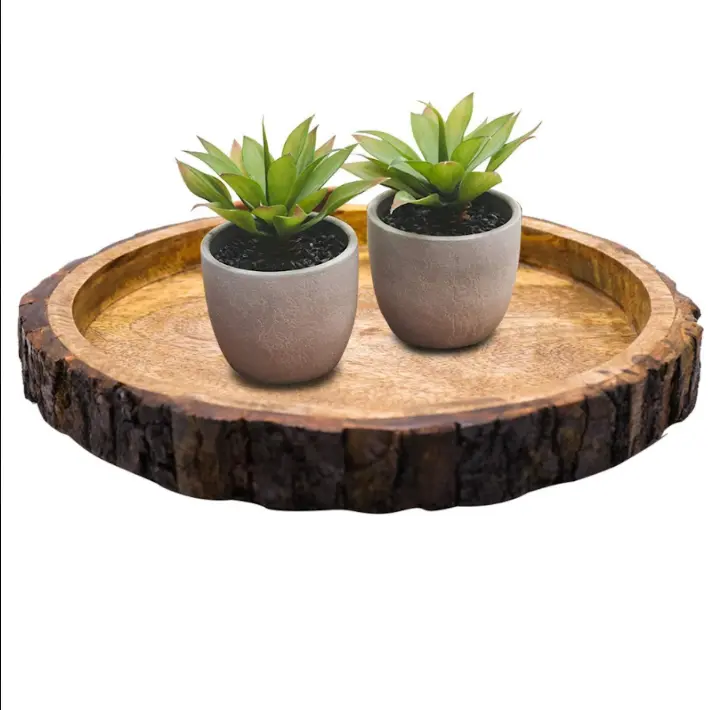 Wooden Serving Tray - 31 x 31 x 3.5 Cm