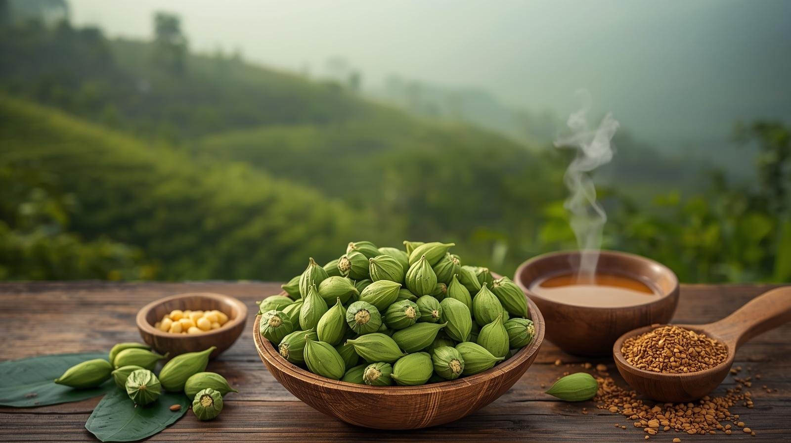 Vedafox Premium Green Cardamom Uses and Applications - Queen of Spices with intense aroma for culinary, beverage, confectionery, and medicinal applications worldwide