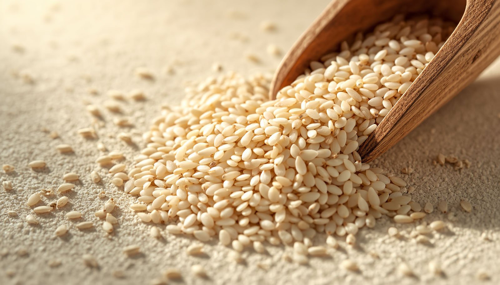Premium hulled sesame seeds